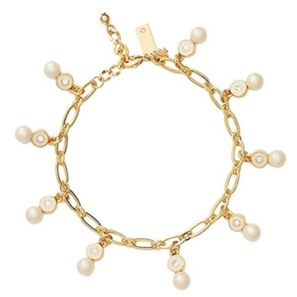 Kate Spade Pearl Delight Charm Bracelet - Picture 4 of 4